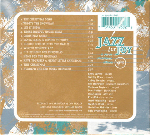 Jazz For Joy - A VERVE Christmas Album CD - Used