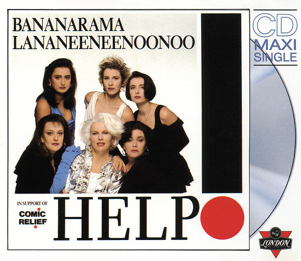 Banananrama - Help  (Comic Relief Import German  CD Single) '89  Used