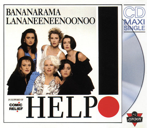 Banananrama - Help  (Comic Relief Import German  CD Single) '89  Used