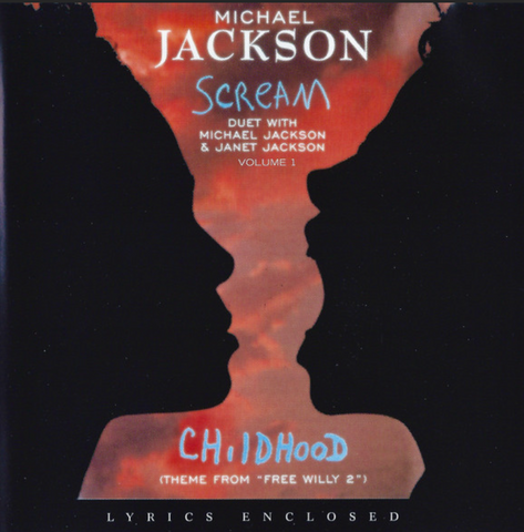 Michael + Janet Jackson - SCREAM (Import CD single) Used