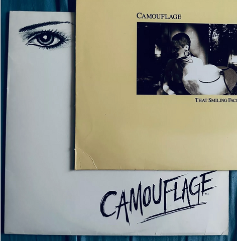 CAMOUFLAGE - LP RED '84 vinyl + THAT SMILING FACE 12" single remix records used