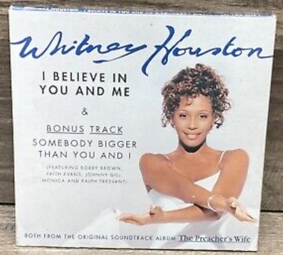 Whitney Houston - I Believe In You and Me / Somebody Bigger Than You and I (CD single) Used