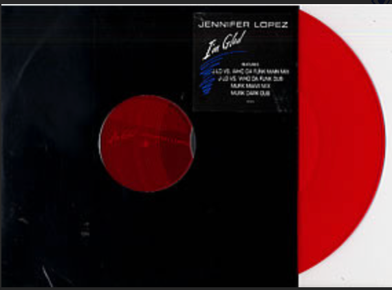 Jennifer Lopez - I'm Glad (2XLP 12"  RED Vinyl) LP promo - Used