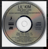 Lil' Kim - How Many Licks (Clean promo CD single) Used