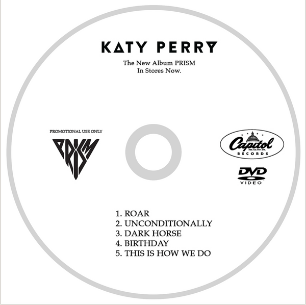 Katy Perry - PRISM  5 Video Collection DVD (NTSC)
