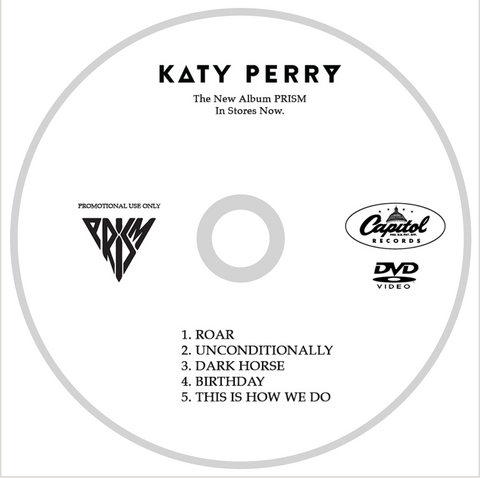 Katy Perry - PRISM  5 Video Collection DVD (NTSC)