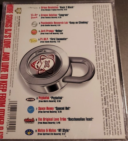 Twisted Secrets 2 (Various: Electronic/House) CD - Used