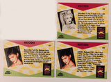 Madonna - Super Stars trading cards (set of 3) 1989