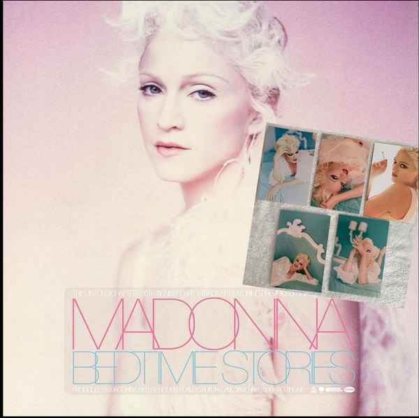 Madonna Bedtime Stories The Untold Chapter LP Vinyl + Postcard set - New