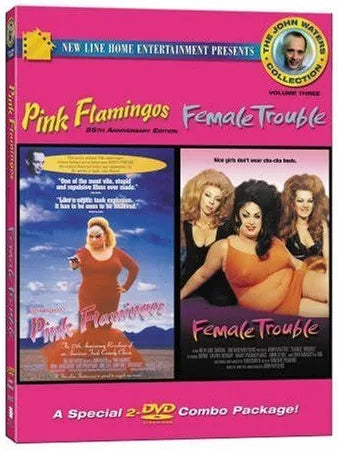 DIVINE - Pink Flamingos & Female Trouble 2xDVD set  - Used