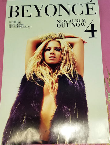 Beyonce - 4 - OFFICIAL 2-sided Promo Poster