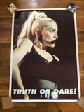 MADONNA - 1991 Truth or Dare! Large Poster - GO BANG! Rare - 38X54