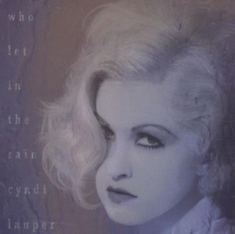 Cyndi Lauper - Who Let In The Rain / Cold  CD single - Used