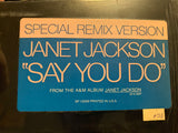 Janet Jackson - Say You Do (1982 Vinyl 12" LP) Used