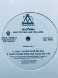 Madonna - What It Feels Like For A Girl  2X LP 12" Remix PROMO  Vinyl -