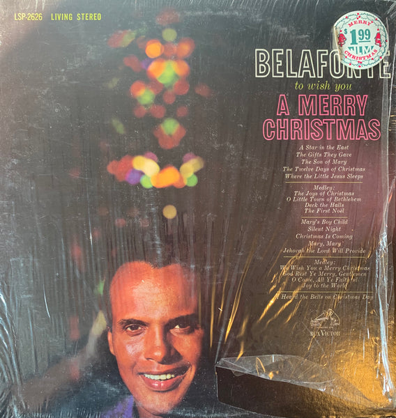 Harry Belafonte - A Merry Christmas LP VINYL- Used