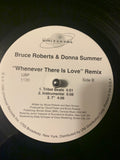 Bruce Roberts & Donna Summer - Whenever There Is Love 12" single (promo) LP Vinyl - Used