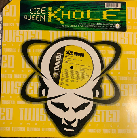 Size Queen - K HOLE  (Remixes) 12" LP Vinyl - used