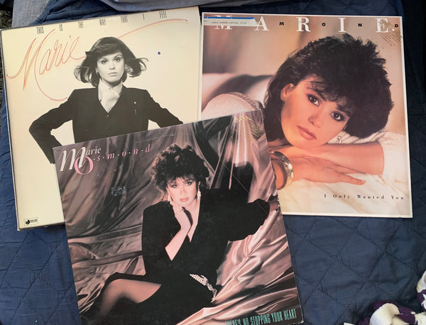 Marie Osmond -- 3 LP Vinyl 1977, 85,86 - Used