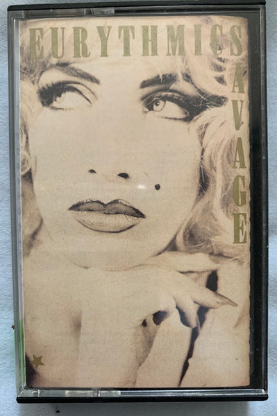 Eurythmics - SAVAGE  cassette tape 80's Used