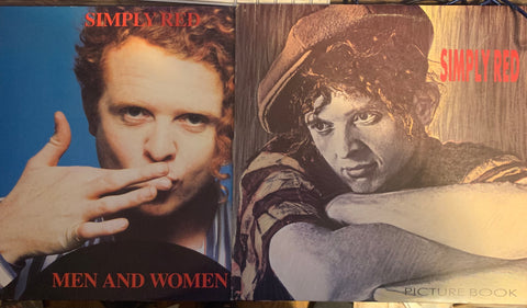 Simply Red - Picture Book '85  / Men And Woman '87 2xLP Vinyl - Used