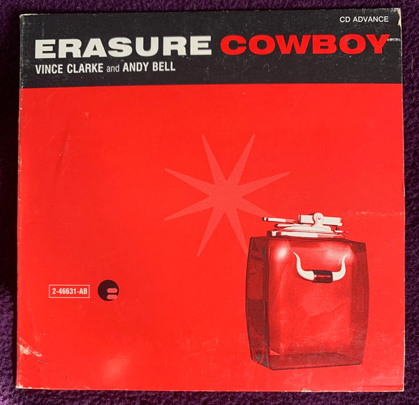 ERASURE - Cowboy + BONUS (advance Promo CD) Used