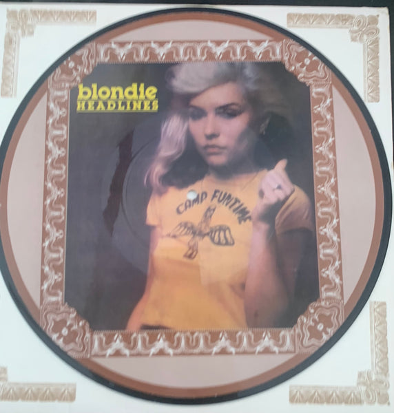 BLONDIE - Headline LIVE '80s LP Picture Disc Vinyl - Used