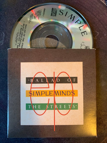 Simple Minds - Ballad Of The Streets    3" Import Minidisc  CD - Used