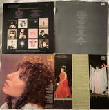 Barbra Streisand - 4 LP VINYL Lot (Greatest Hits + LIVE) - Used