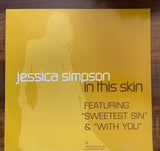 Jessica Simpson - PROMO FLAT 12x12"  - In This Skin  -Used