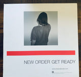 New Order - PROMO FLAT 12x12"  - Get ready  -Used