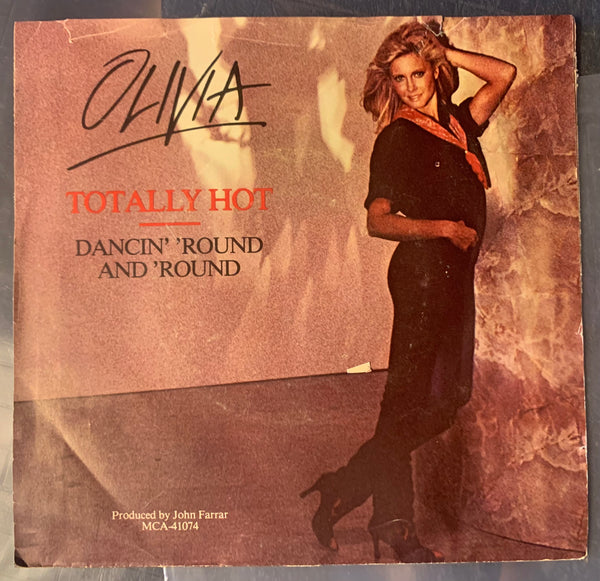 Olivia Newton-John ---- Totally Hot 45 record 7" vinyl - Used