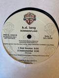 K.D. Lang - Summerfling PROMO 12" LP Vinyl - Used