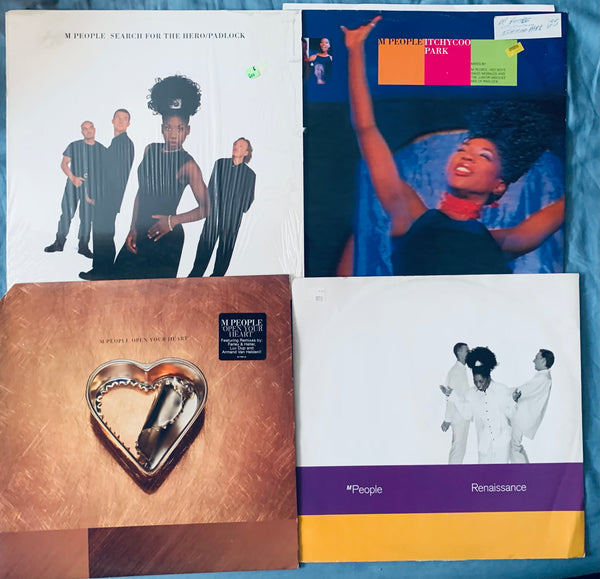 M PEOPLE -  set of 4 remix 12" vinyl - -Used