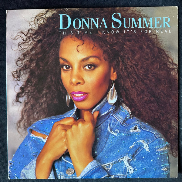 Donna Summer -- This Time I Know It's For Real  12" LP Vinyl - Used