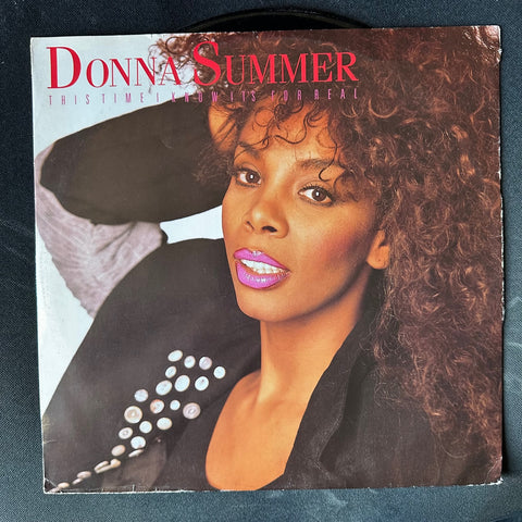 Donna Summer -- This Time I Know It's For Real (IMPORT) 12" LP Vinyl - Used