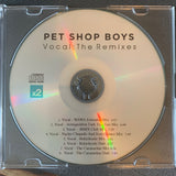 Pet Shop Boys VOCAL The Remixes (DJ CD SINGLE)