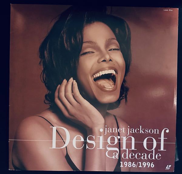 Janet Jackson -- Design Of A Decade 1986-96  LASERDISC Videos - Used