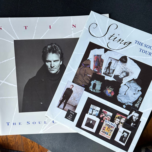 Sting - Soul Cages Tour Book 1991  w/ Merch order form.