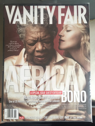 Madonna - Vanity Fair July 2007 w/ Maya Angelou Magazine