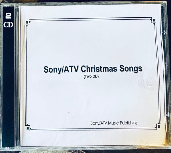 Sony/ATV Christmas songs (2CD) (Various: Mariah, Cyndi Lauper, Kinks +)  Promo Only Gold disc - Used