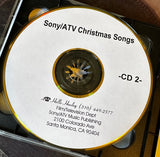 Sony/ATV Christmas songs (2CD) (Various: Mariah, Cyndi Lauper, Kinks +)  Promo Only Gold disc - Used