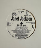 Janet Jackson - All For You (Promo) 12" Single LP Vinyl - Used