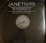 Janet Jackson - ALL NITE (Don't Stop) 2X12" Single LP Vinyl - Used