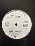 Janet Jackson - SAY YOU DO (Promo) 12" Single LP Vinyl - Used