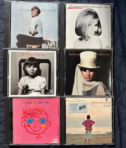 Barbra Streisand - 6  CD's from the '60s - Used