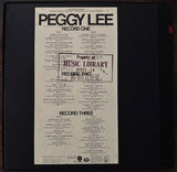 Peggy Lee -- Box set (3 LPS) vinyl -- Used  (US orders only )