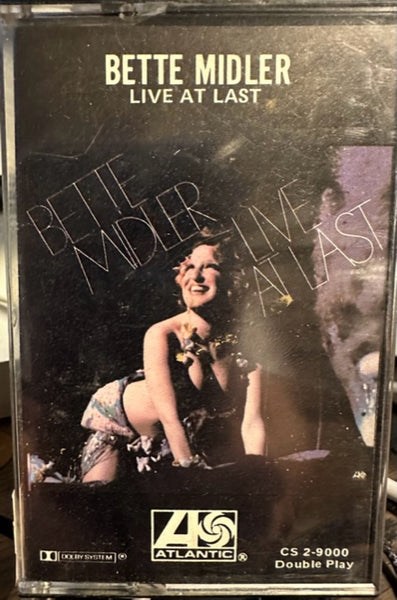 Bette Midler  -- LIVE At Last Cassette Tape -- Used