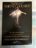 Whitney Houston - THE BEST OF (Promotional poster flat) Official