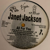 Janet Jackson - All For You Promo 12" Vinyl - used